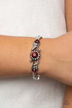 Load image into Gallery viewer, Paparazzi Expert Elegance - Red Rhinestone Bracelet
