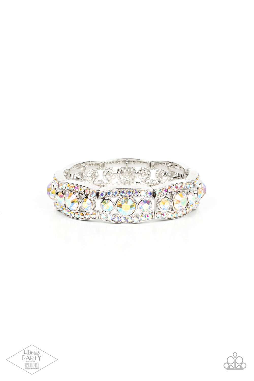 Paparazzi Easy On The ICE - Multi Rhinestone Bracelet
