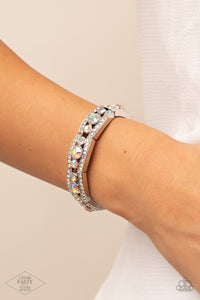 Paparazzi Easy On The ICE - Multi Rhinestone Bracelet