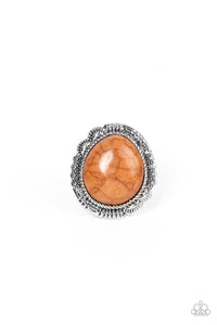 Paparazzi Salt of the Earth - Brown Stone Ring