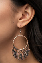 Load image into Gallery viewer, Paparazzi FOWL Tempered - Copper Earring
