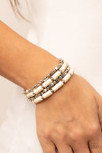 Load image into Gallery viewer, Paparazzi Anasazi Apothecary - White Stone Bracelet
