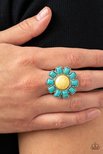 Load image into Gallery viewer, Paparazzi Mojave Marigold - Yellow Stone Ring
