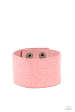 Load image into Gallery viewer, Paparazzi Rosy Wrap Up - Pink Leather Bracelet
