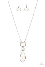 Load image into Gallery viewer, Paparazzi Cove - White Stone Necklace
