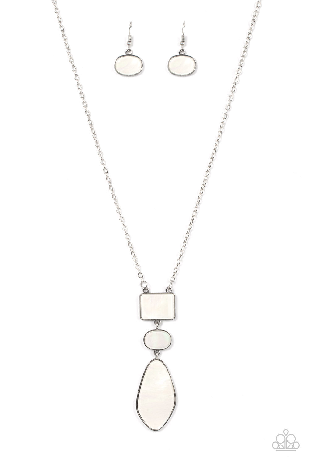 Paparazzi Cove - White Stone Necklace