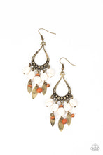 Load image into Gallery viewer, Paparazzi Adobe Air - Brass Earring
