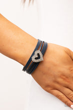 Load image into Gallery viewer, Paparazzi Wildly in Love - Blue Bracelet
