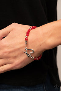 Following My Heart - Red Toggle Bracelet Paparazzi