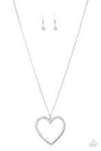 Load image into Gallery viewer, Paparazzi Va-Va-VALENTINE - White Heart Necklace

