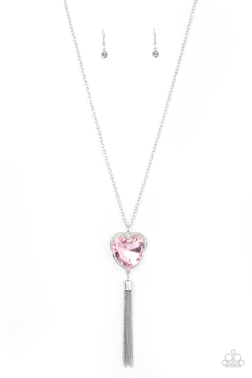 Finding My Forever - Pink Heart Necklace Paparazzi