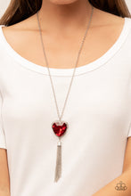 Load image into Gallery viewer, Finding My Forever - Red Heart Necklace Paparazzi
