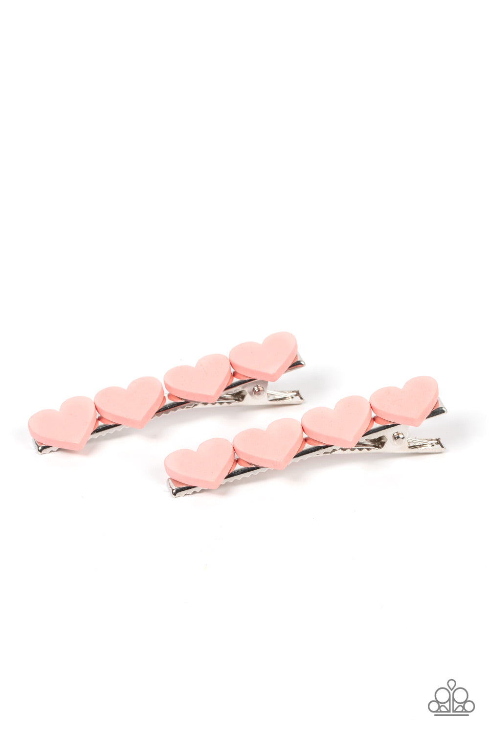 Sending You Love - Pink Heart Hair Clip Paparazzi