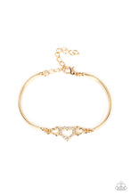 Load image into Gallery viewer, Paparazzi Cupids Confessions - Gold Bracelet
