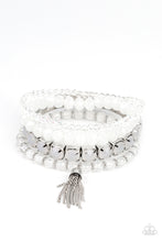 Load image into Gallery viewer, Paparazzi Day Trip Trinket - White Bracelet
