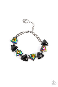 Paparazzi Pumped up Prisms - Multi Bracelet