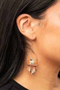 Paparazzi Riverbed Bounty - Copper Earring