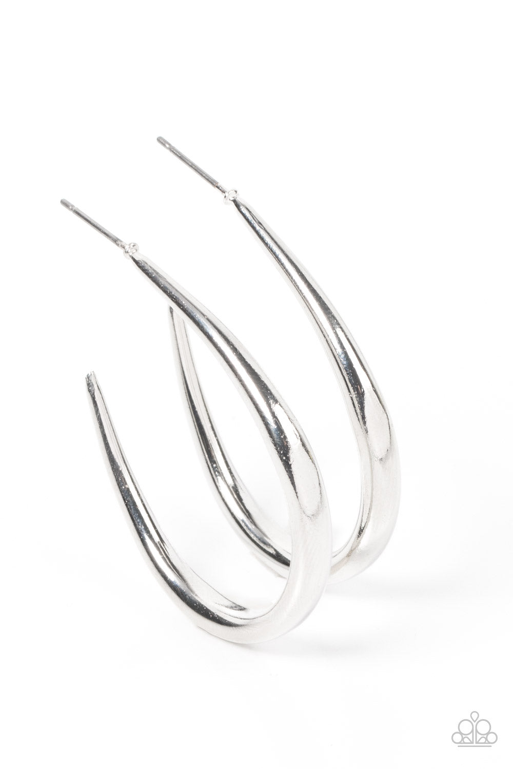 Paparazzi CURVE Your Appetite - Silver Earring