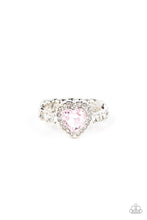 Load image into Gallery viewer, Romantic Reputation - Pink Heart Ring Paparazzi
