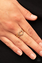 Load image into Gallery viewer, First Kisses - Gold Ring Paparazzi
