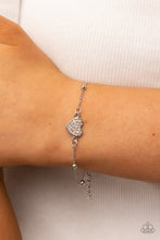 Load image into Gallery viewer, Heartachingly Adorable - White Bracelet Paparazzi
