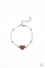 Load image into Gallery viewer, Heartachingly Adorable - Red Bracelet Paparazzi
