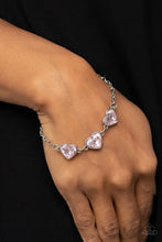 Load image into Gallery viewer, Little Heartbreaker - Pink Heart Bracelet Paparazzi
