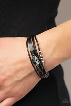 Load image into Gallery viewer, Tahoe Tourist - Black Leather Bracelet Paparazzi
