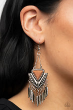 Load image into Gallery viewer, Paparazzi Shady Oasis - Brown Earring
