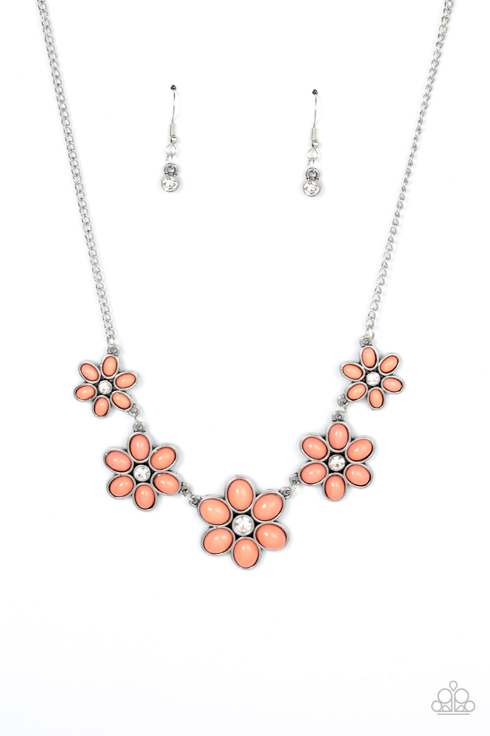 Paparazzi Prairie Party - Orange Necklace