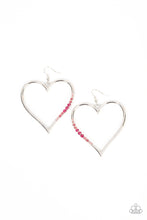 Load image into Gallery viewer, Bewitched Kiss - Multi Pink Heart Earring Paparazzi
