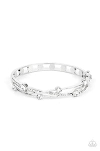 Paparazzi Slammin Sparkle - Silver Rhinestone Bracelet