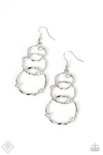 Load image into Gallery viewer, Paparazzi Revolving Radiance - White Rhinestone Earring
