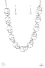 Load image into Gallery viewer, Center of My Universe - White Rhinestone Choker Necklace Paparazzi
