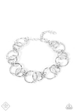 Load image into Gallery viewer, The Universe Revolves Around Me - White Rhinestone Bracelet Paparazzi
