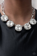 Load image into Gallery viewer, Limelight Luxury - White Rhinestone Necklace Paparazzi

