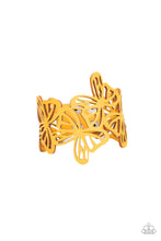 Load image into Gallery viewer, Paparazzi Butterfly Breeze - Yellow Bracelet
