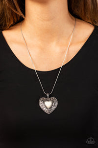 Paparazzi Wholeheartedly Whimsical - White Stone Necklace