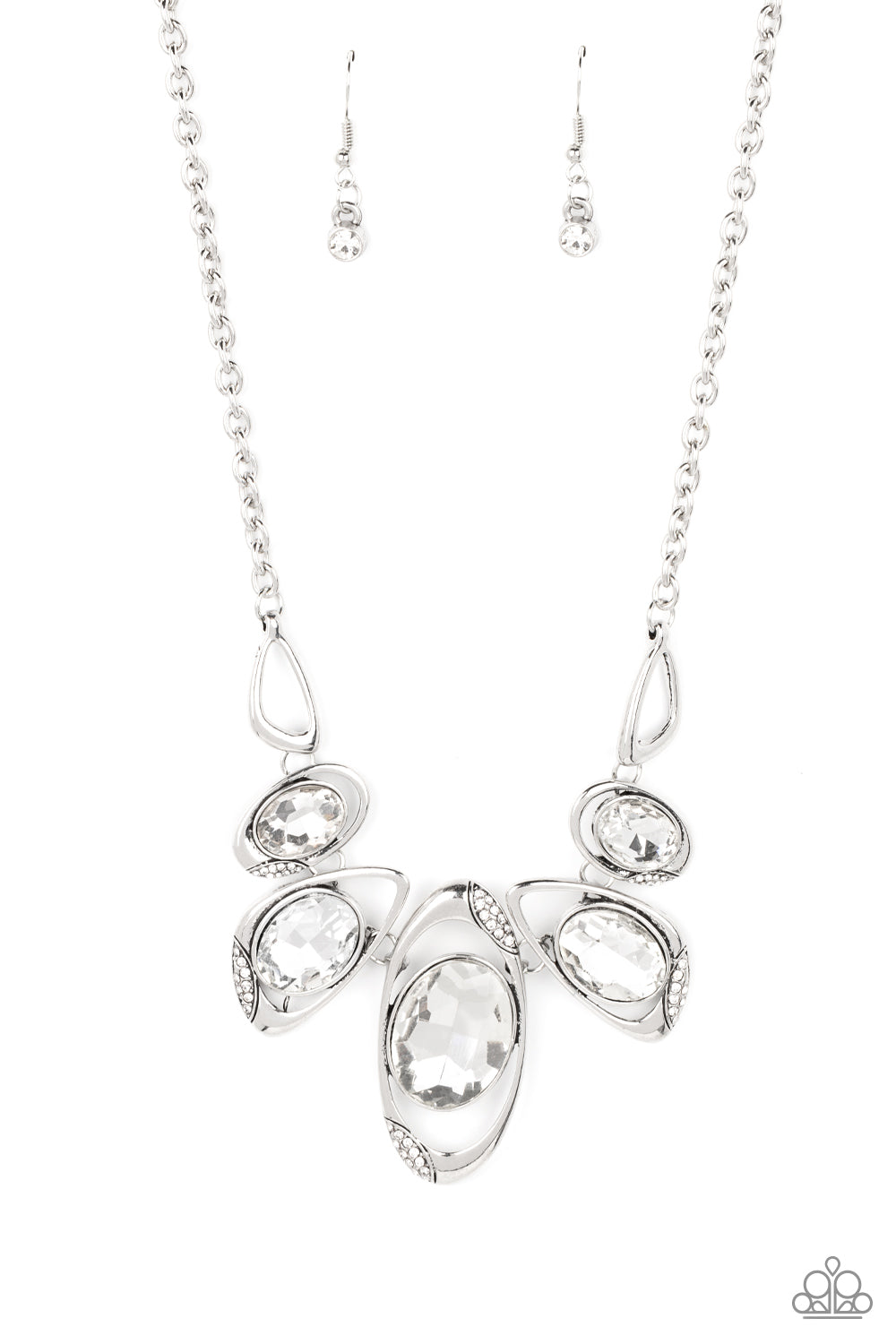 Hypnotic Twinkle - Silver Necklace 