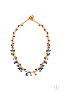 Paparazzi Canyon Voyage - Blue Urban Necklace