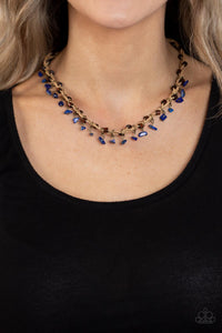 Paparazzi Canyon Voyage - Blue Urban Necklace