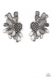 Farmstead Meadow - Silver Earring "Life of the Party" Exclusive Paparazzi