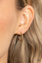 Load image into Gallery viewer, Paparazzi Irresistibly Intertwined - Mini Gold Hoop Earring
