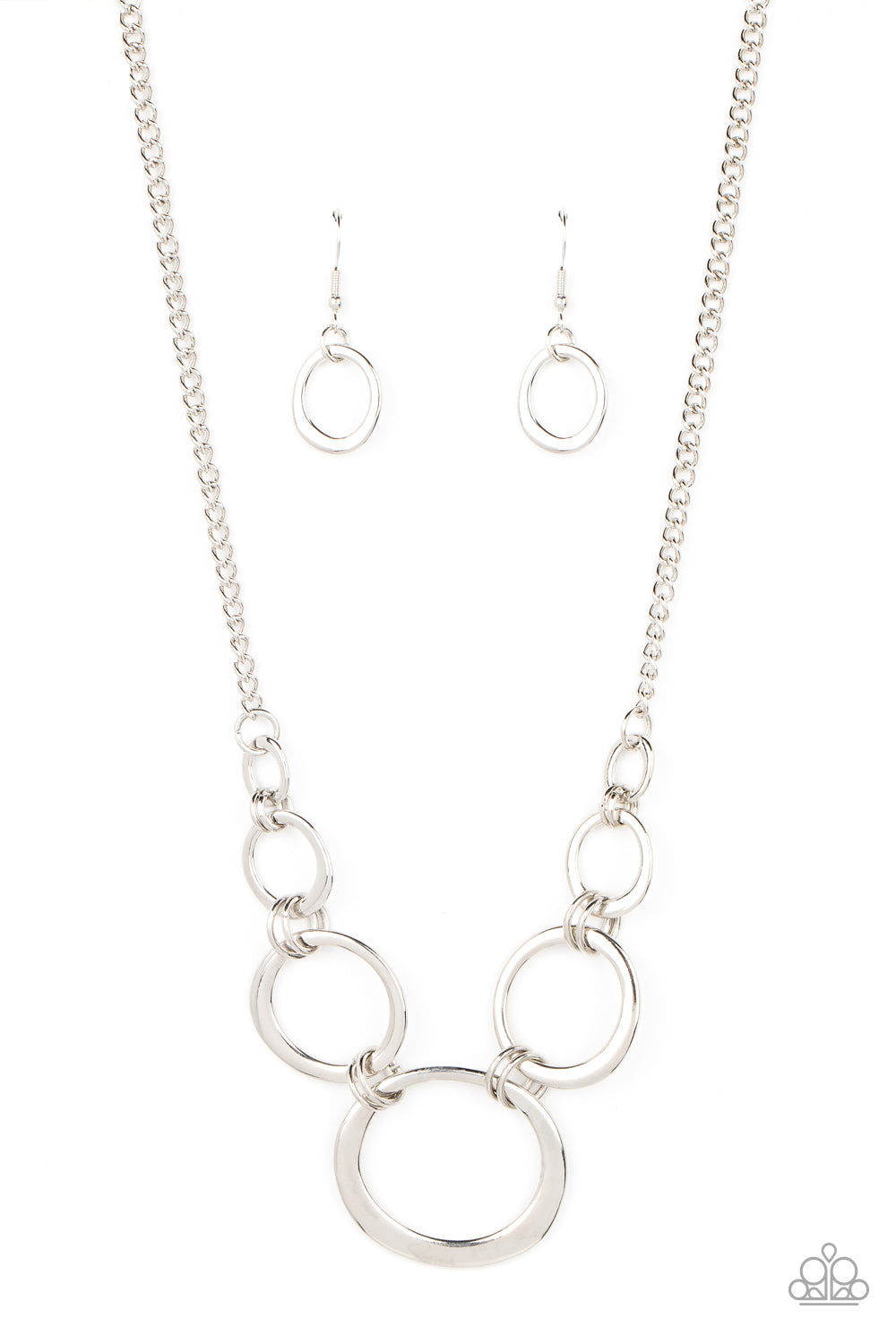 Paparazzi Short Circuit - Silver Necklace