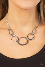 Load image into Gallery viewer, Paparazzi Short Circuit - Silver Necklace

