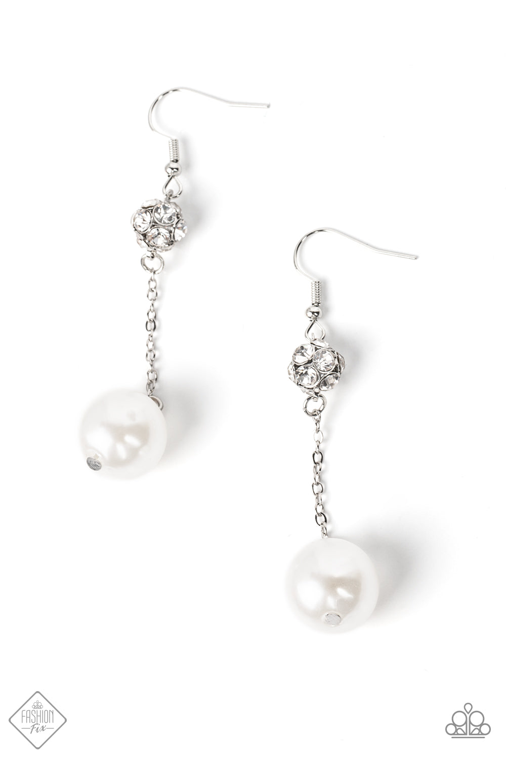 Paparazzi Nautical Nostalgia - Whites Pearl Earring