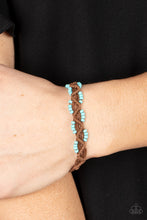 Load image into Gallery viewer, Paparazzi Cast a Wide Net - Blue Urban Bracelet
