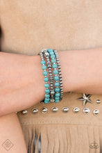 Load image into Gallery viewer, Paparazzi Road Trip Remix - Turquoise Bracelet
