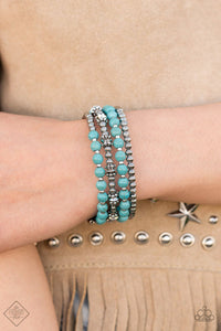 Paparazzi Road Trip Remix - Turquoise Bracelet