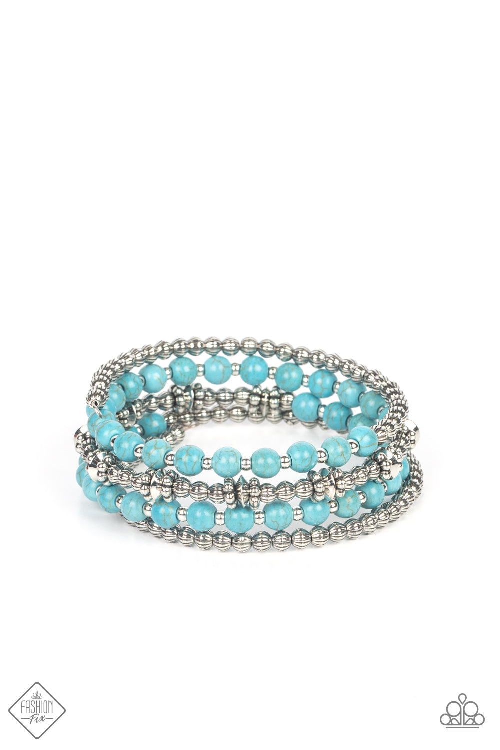 Paparazzi Road Trip Remix - Turquoise Bracelet